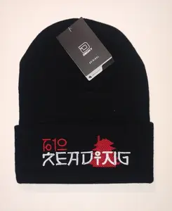 610 READING Beanie Cap Custom Embroidery Logo Acrylic Decky Hat for 610 Reading Fans Unique Embroidery Design