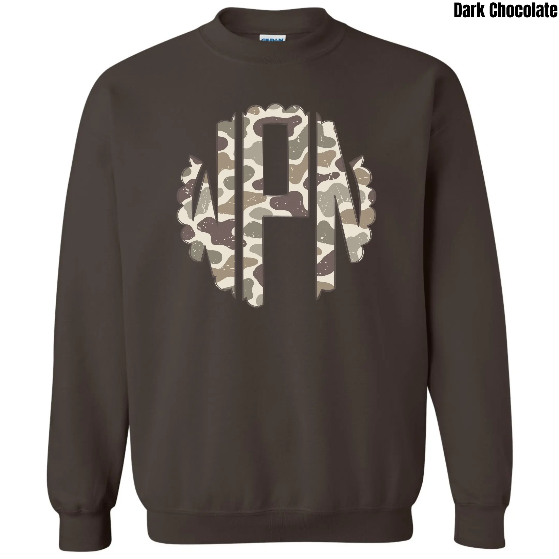 Camouflage Monogram Sweatshirt 'NLB'