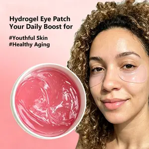 60 PCS Collagen & PDRN Under Eye Patches, Korean Skincare Eye Mask for Dark Circles, Puffy Eyes, Eyebags, Anti-Aging, Fine Lines & Crow's Feet