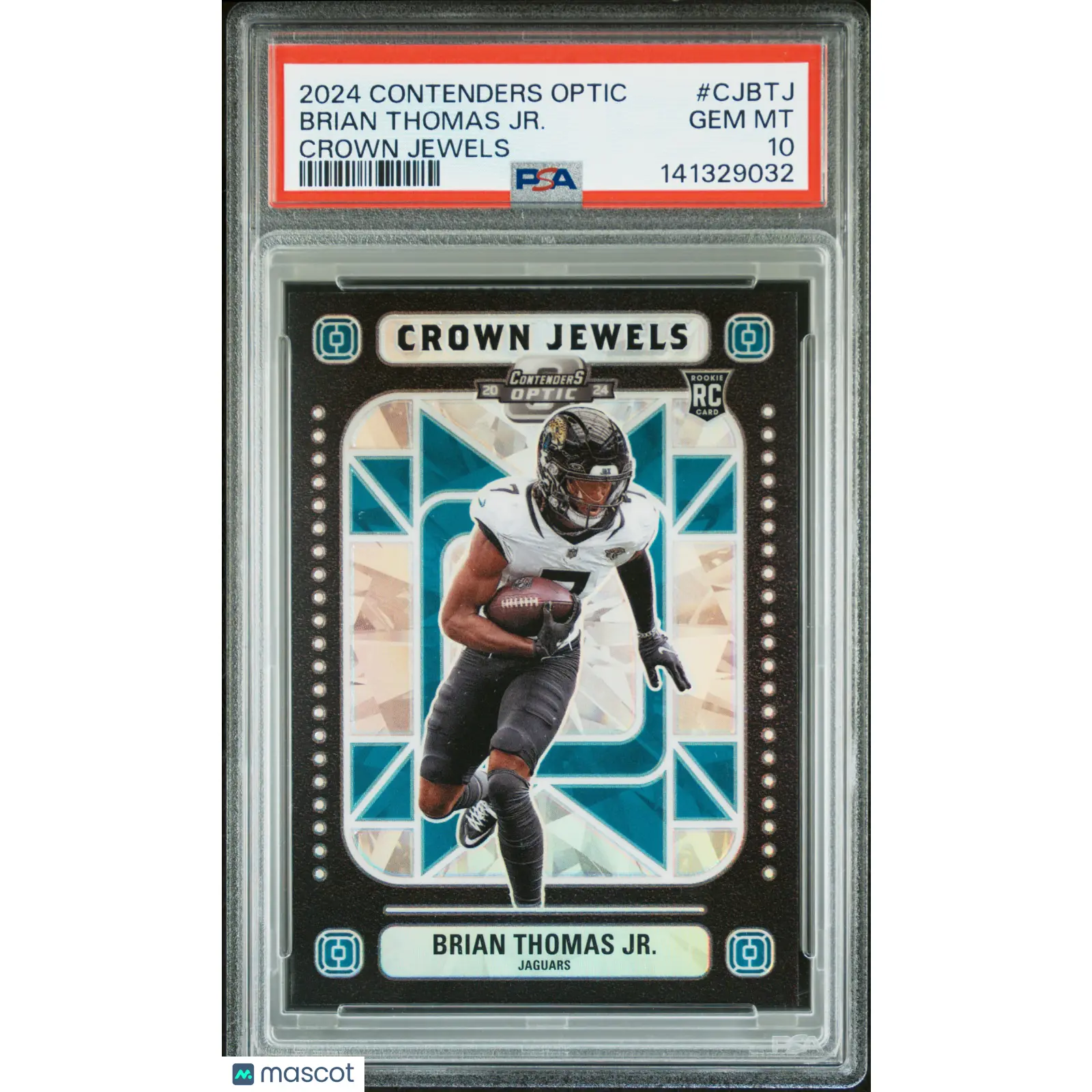 2024 Panini Contenders Optic Crown Jewels Brian Thomas JR. #CJBTJ PSA 10