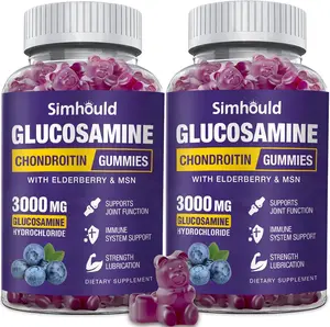 2-Pack Glucosamine Chondroitin Gummies – 3000mg Extra Strength Joint Support Supplement with MSM & Elderberry – Advanced Formula for Flexibility, Antioxidant & Immune Support – Delicious Daily Wellness Gummy for Men & Women