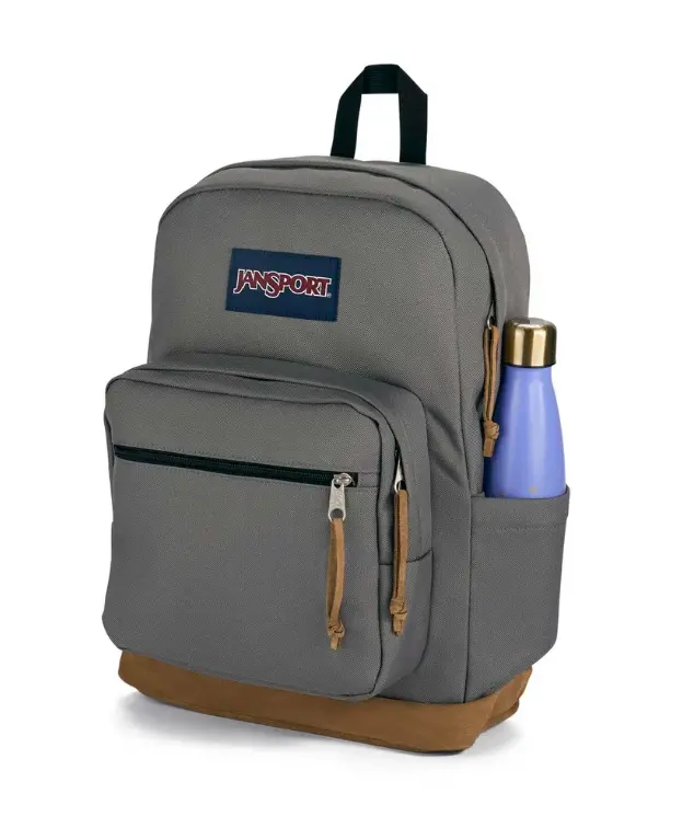 JanSport Grey Suede Unisex Right Pack Backpack