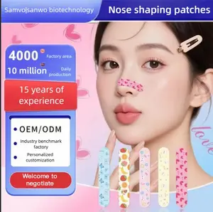 Memory keel high nose bridge patch, molds as you like, fits without harming the skin, adjustable, corrects in one use, disposable nasal wing and nose bridge patch