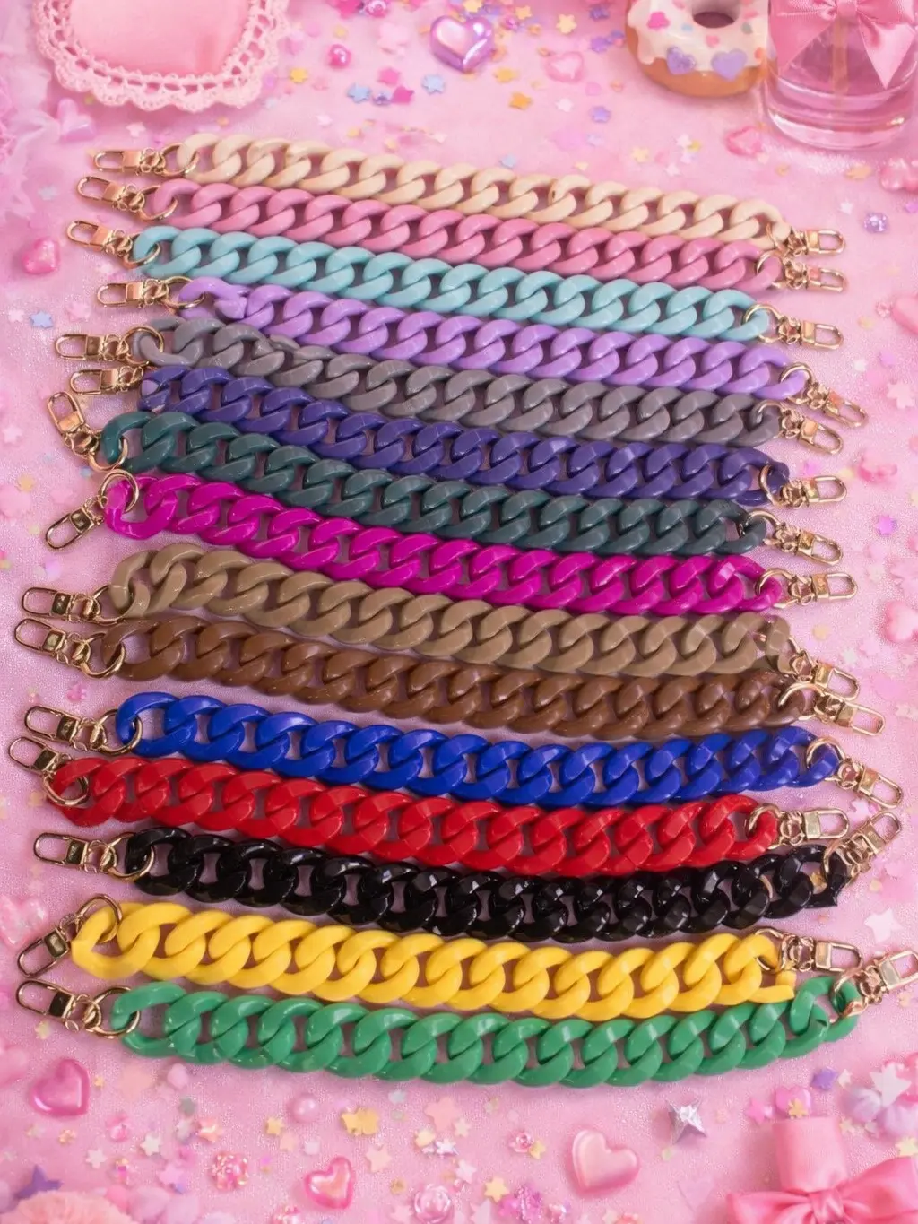 [NEW ARRIVAL] Acrylic Chain Wristlet [CHARM]