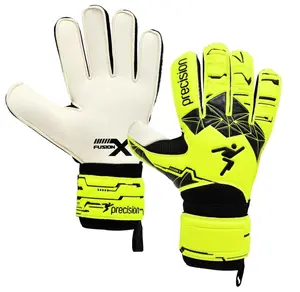 Precision Junior Fusion X Flat Cut Essential Goalkeeper Gloves