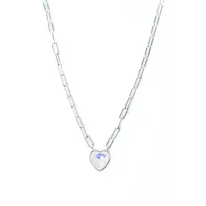 Moonlit Melody Necklace - Liquid Metallic Pearl White