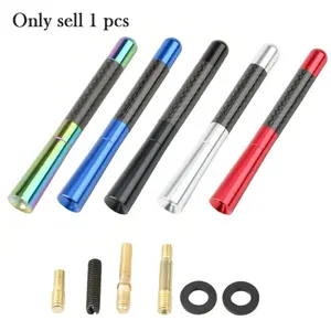 Car Modification Carbon Fiber Antenna, Car Decorative Radio Antenna Modification, Universal Antenna for Car, Car Exterior Accessories, Car Accessories, Truck Antenna