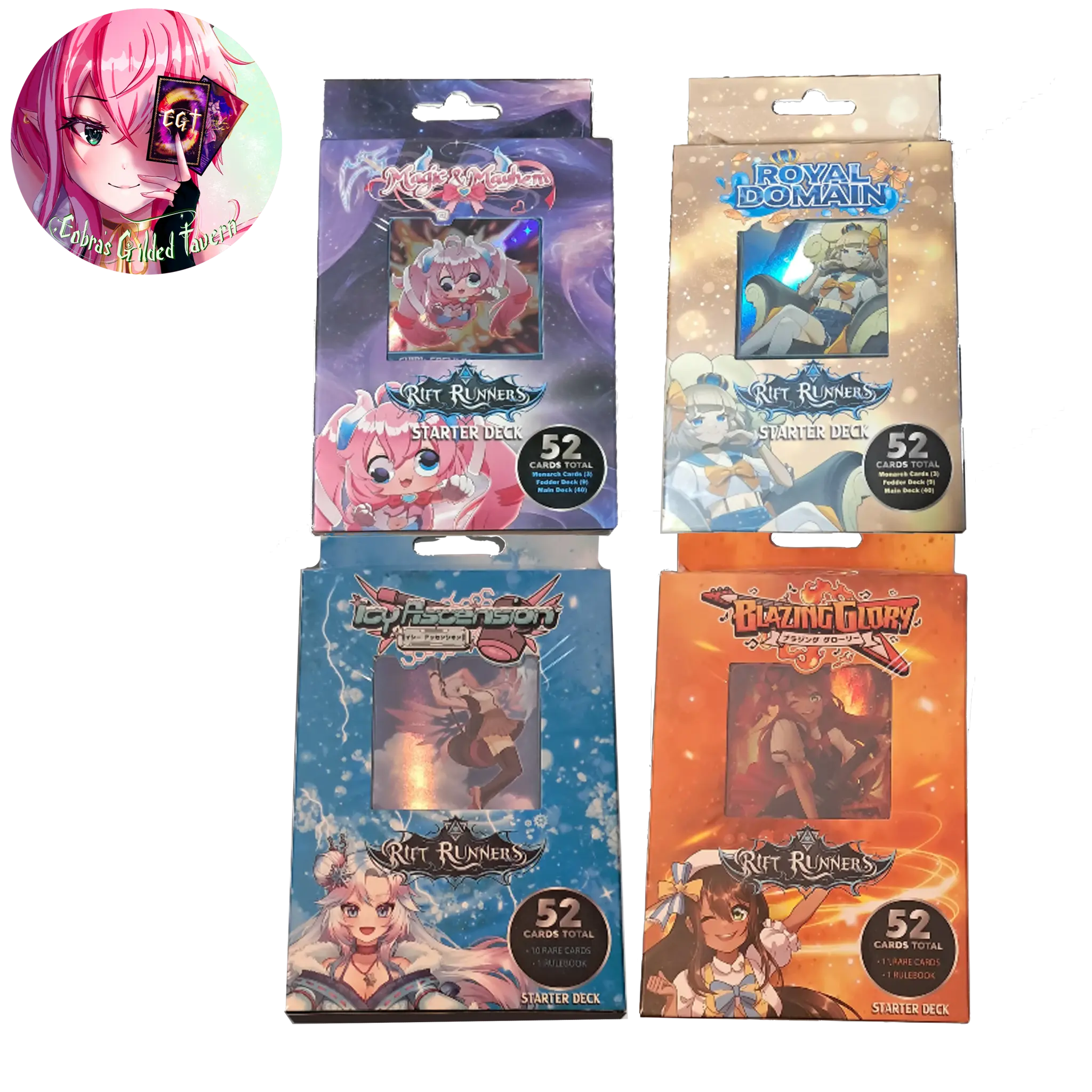English Rift Runners V-Tuber TCG Starter Decks