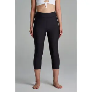 Women's Deep Water Swim Capris | Black