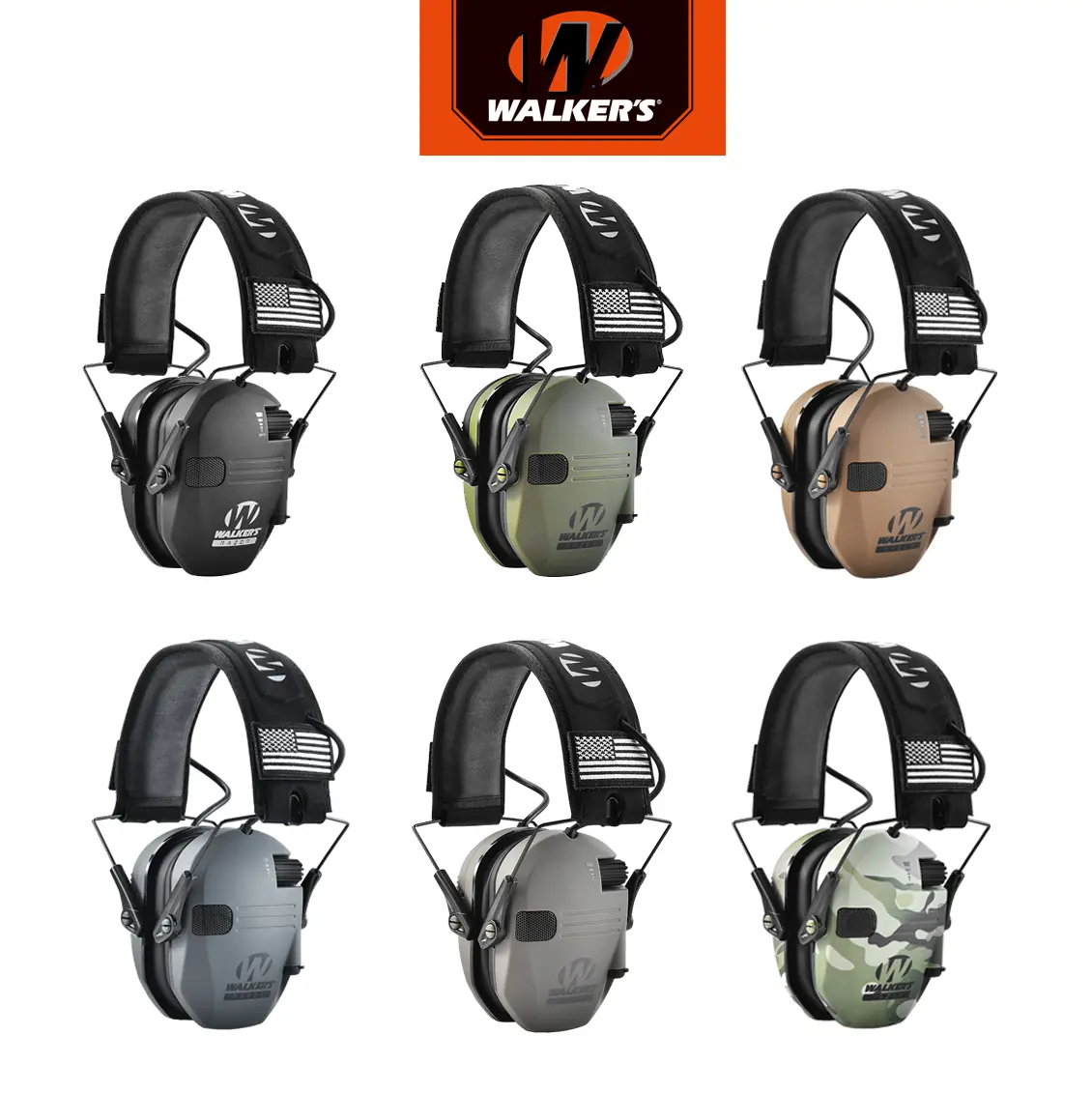 W1+BOX Electronic Hearing Protection Earmuffs - 4x Sound Amplification & 0.01s Noise Reduction for Shooting Range. Smart Sound Filtering for Clear Communication. Active Safety Muffs for Hunting & Tactical. outdoorfun,summervibes