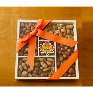 Fall House Warmer 5 Compartment Wood Gift Box