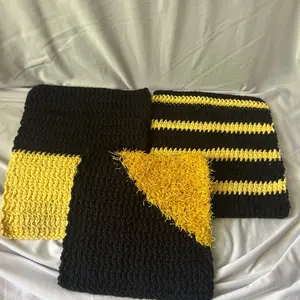 Handmade Crochet Dish Rags (Steelers)