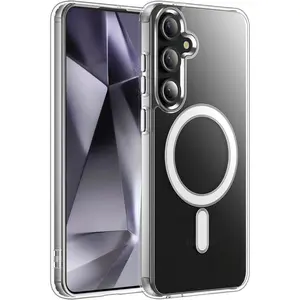 Entronix Galaxy S25 Plus [Magnetic-Compatible] Crystal Clear - Sturdy Case Cover Protective Shockproof Wireless Protection Durable Dustproof Smartphone
