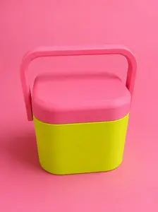 Mini Cooler for 4 Cans – Cute Portable Drink Cooler with Handle