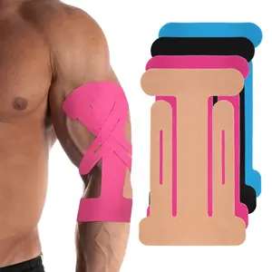 S1 Sports Elastic Elbow Support Muscle Tape, 10 Pieces, Suitable for Stabilizing and Supporting Elbow Muscles, Alleviating Muscle Soreness, Waterproof and Low-allergen Adhesive Tape in One, Breathable and Elastic Muscle Protection Tape