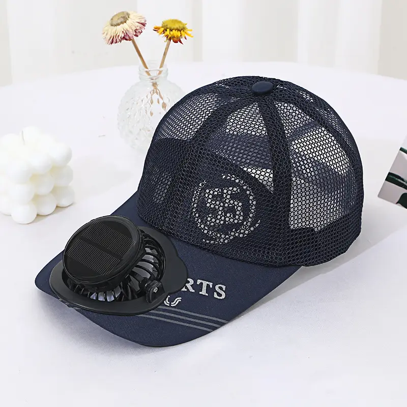 Breathable mesh cap 55 navy blue