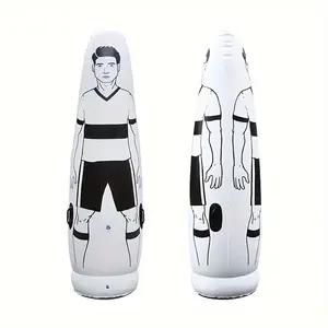 Inflatable Soccer Training Wall Dummy, Football Practice Aid Equipment, Obstacle Simulation Target, Random Ball Positioning Dummy