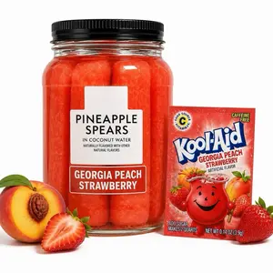 Georgia Peach/Strawberry | Viral Kool-Aid Pineapples