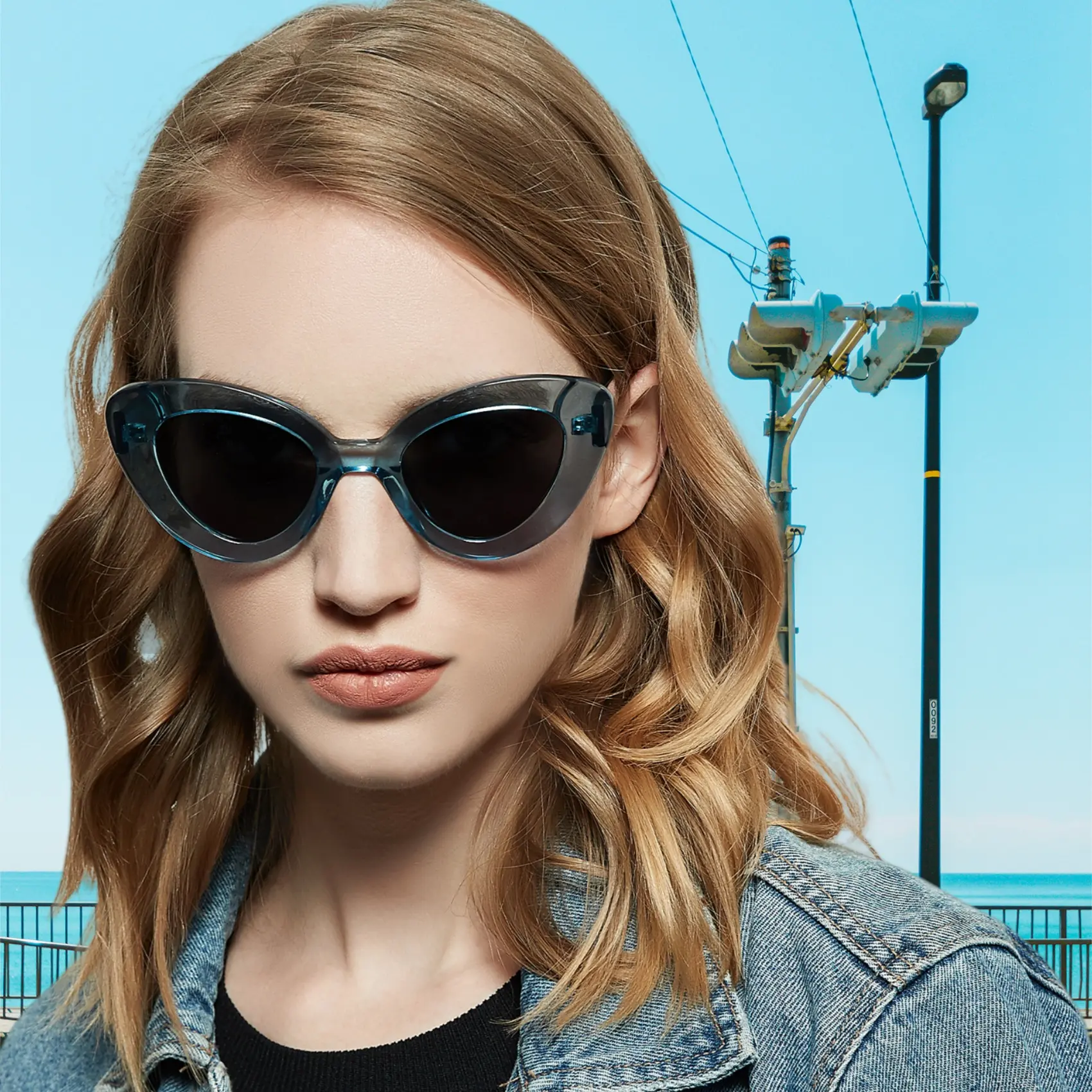 Cat Eye Sunglasses with Scratch-Resistant Lenses Scratch Resistant Sunglasses | High UV Protection | Privado main image 2