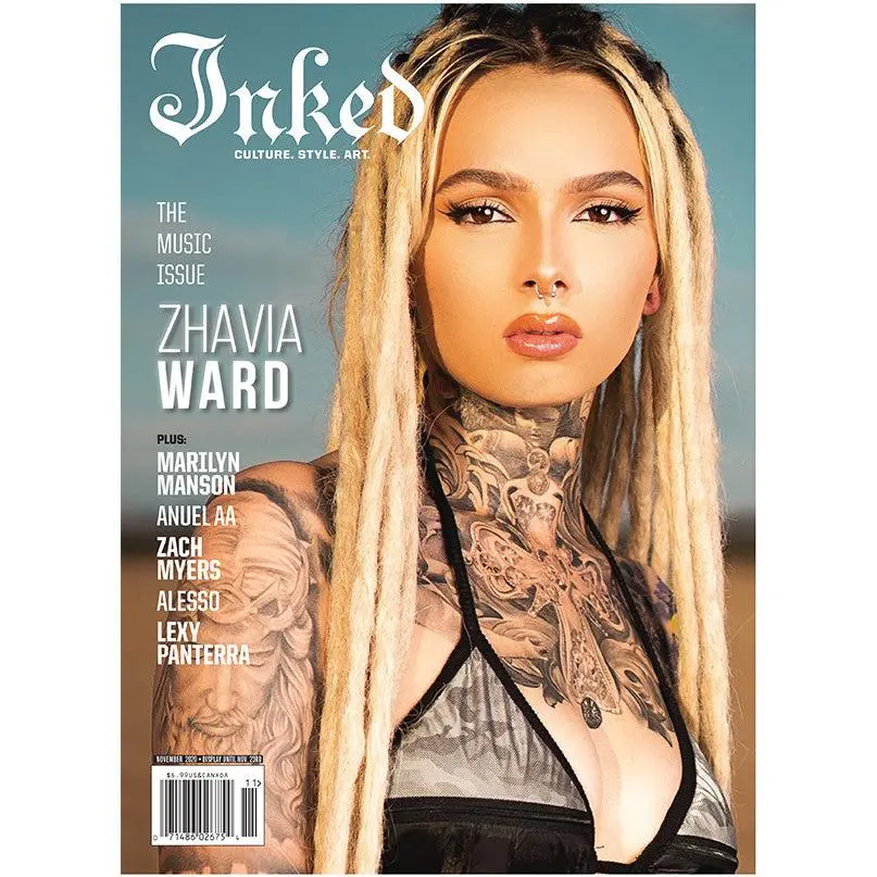 Inked Magazine: The Music Issue - Zhavia Ward - November 2020
