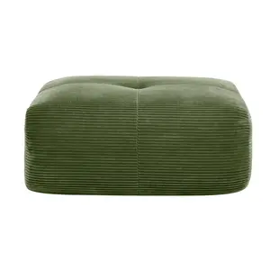 36.42*29.53*17.32 Inch Modular Corduroy Sofa, Ergonomic Curved Adjustable Backrest Floor Sofa with 32D High Resilience Sponge Cushion, No Assembly Required Cloud-Like Comfort Modern Living Room Leisure Furniture