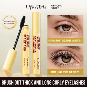 Life Girls Waterproof Smudge Proof Mascara Volumizing Lengthening Curling Long Wear