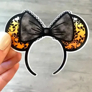 Halloween Minnie Ears Sticker