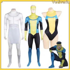 Men Women Mark Grayson Cosplay Invincible Costume Roleplay Jumpsuit Female Swimsuit Outfits Halloween Carnival Party Suit