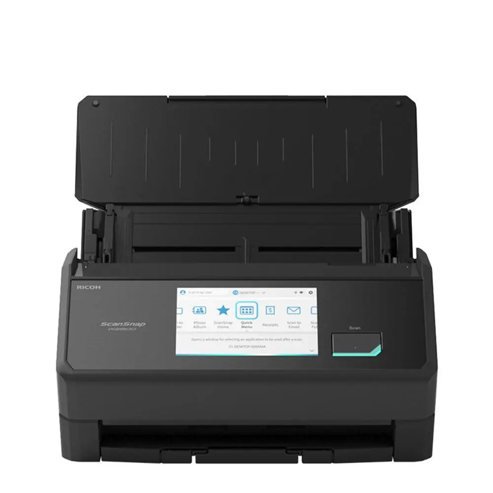 Ricoh ScanSnap iX2500 Touch Screen Scanner for PC and MAC (Black)