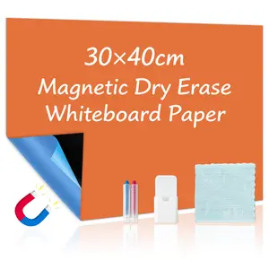 Self-Adhesive Magnetic Whiteboard Sticker, Firm Attachment & Easy Removal, Ideal for Home & Office Use, Available in 2 Sizes (20x30cm/30x40cm)