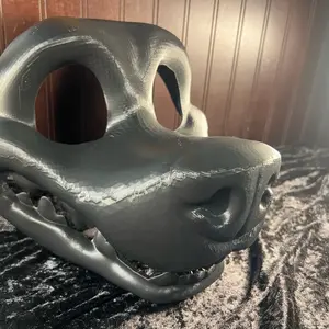 Aardwolf/canine fursuit base-3d printed