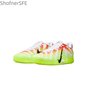 White Yellow Orange Retro Anti-Slip Wear-Resistant Basketball Shoes for Retro Lovers and Competitive Play