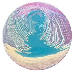 Stunning Lazy Susan 15 inch diameter - Unique Functional Serving Art for the table or kitchen