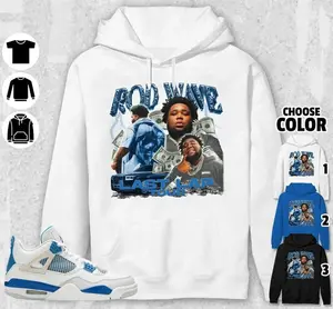 AJ 4 Industrial Blue Unisex hoodie ,Rd Wave Last Lap Tour Tees, Shirt In Royal To Match Sneaker TOP