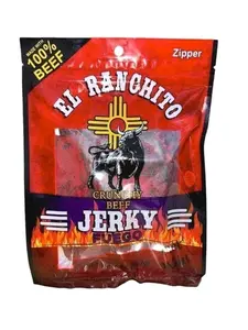 Fuego El Ranchito Crunchy Beef Jerky Net Wt. 2 oz