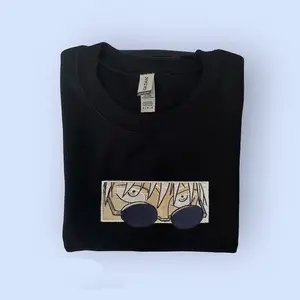 Anime Embroidered Shirt, Hoodie, Embroidered Anime Shirt Hoodie, JJK, Cute Hoodie, Sorcerer