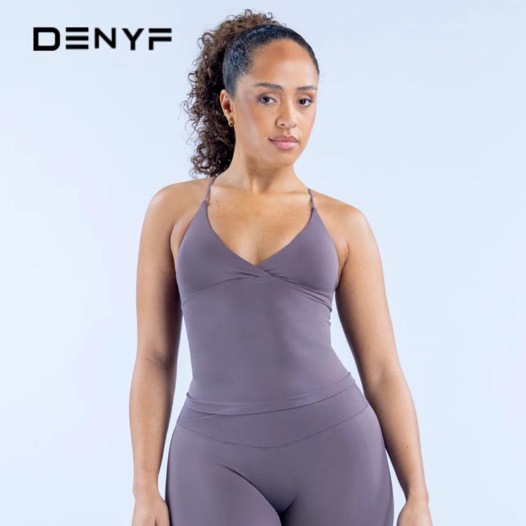 Seamless 2 Piece Activewear Set for Women, Halter Longline Bra + High Waist Leggings for Gym Yoga