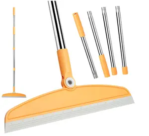 Viral Magic Broom 2-in-1 Wet Dry Squeegee Floor Cleaner Adjustable