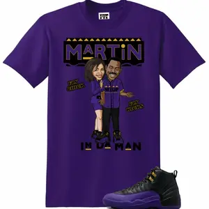 Unisex Shirt to match the Jordan 12 Field Purple, Martin Love Tees, 12 Field Purple Outfit, Trending Shirts, Top Tshirt