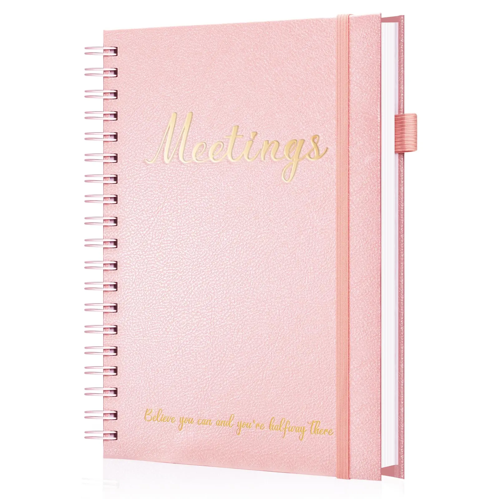 Meeting Notebook for Work with Action Items, Project Planner for Business Easily Taking Meeting Notes and Keep Agendas on Track, Work Planner Organ