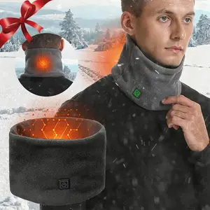 Smart Universal Heating Scarf, Unisex Adjustable Temperature Neck Warmer, Ideal Gift for Parents, Soft Material, Compact Design