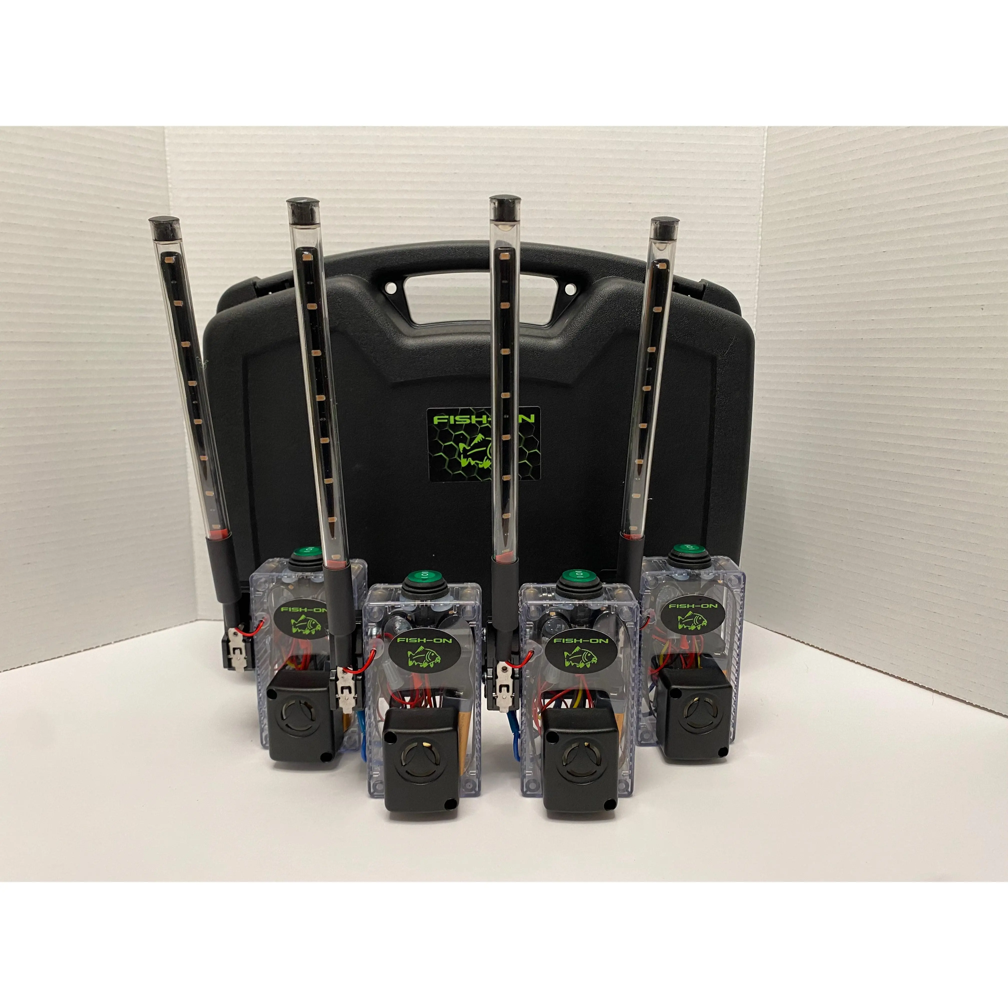 Fishing Beeper Set of 4 with Case