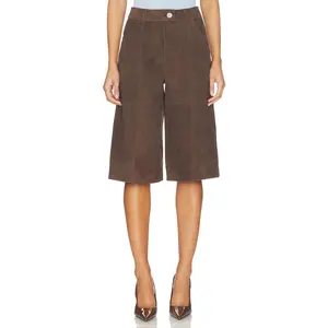 ALIGNE Arden Suede Culotte in Chocolate