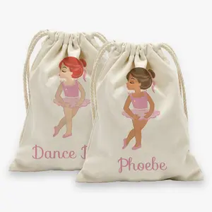 Ballerina Personalized Drawstring Sack