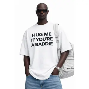 HUG ME IF YOU’RE A BADDIE™ Premium Streetwear Tee (Viral Fit) Oversized