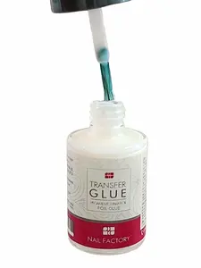 Nail Factory 15ml Liquid Foil Transfer Adhesive for Nail Art Creation with Foil Paper, Nail Adhesive