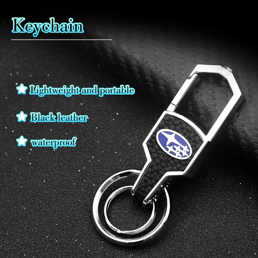 3D Metal Car Keychain, Subaru Logo Keyring, Car Decoration Accessory, Durable & Stylish Design, Perfect Gift Idea