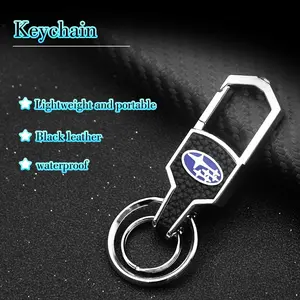 3D Metal Car Keychain, Subaru Logo Keyring, Car Decoration Accessory, Durable & Stylish Design, Perfect Gift Idea