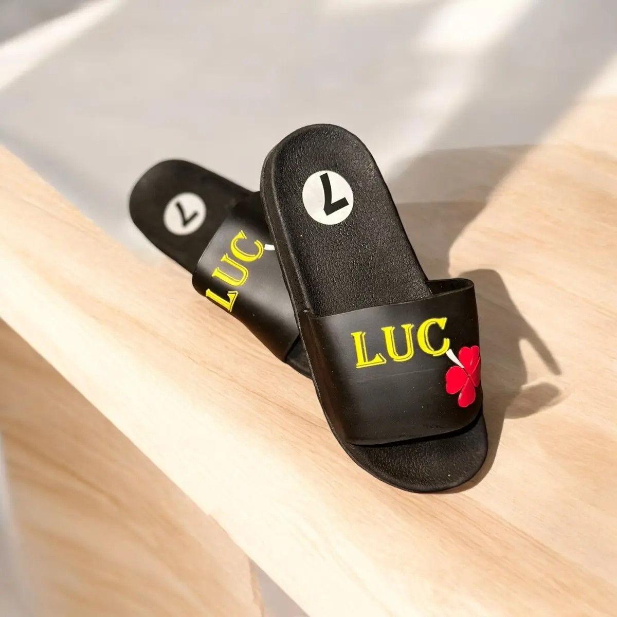 Luc Women's Footwear Slides - Cushioned Footbed, Minimalist Design, Versatile for Casual Wear or Lounging - Walking Shoes, Girl
