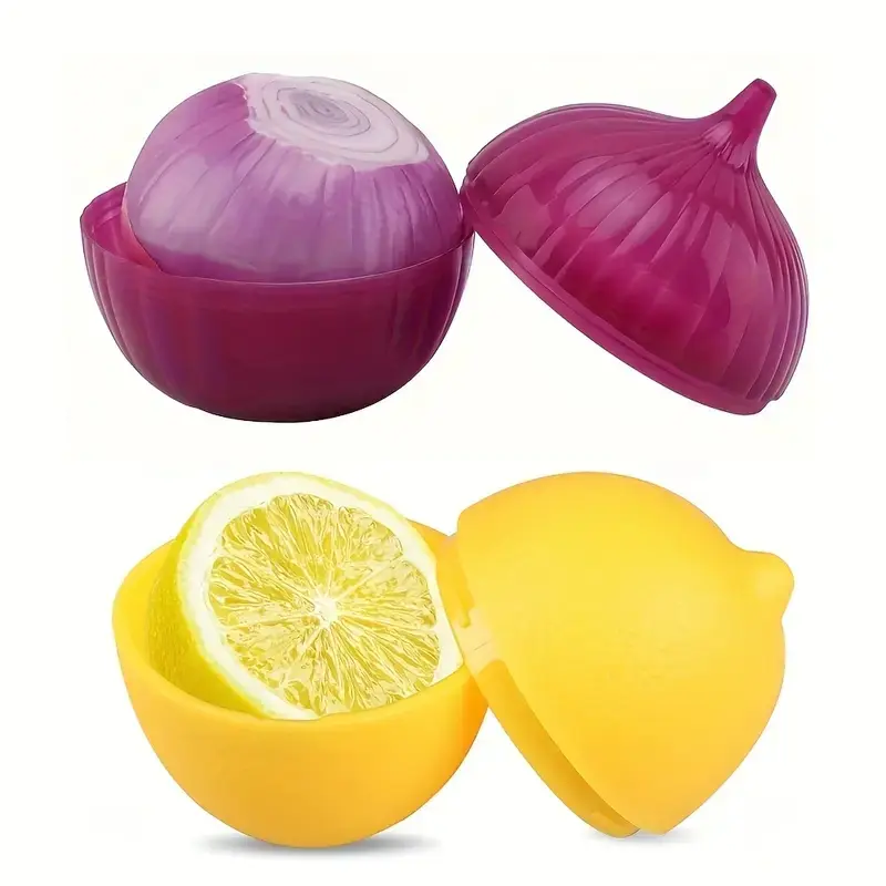 Reusable Vegetable/fruit Crisper for Onion Preserver, Refrigerator Storage Container, Preserving Containers, Plastic Food Storage, Kitchen Gadget, Perfect Christmas Gift